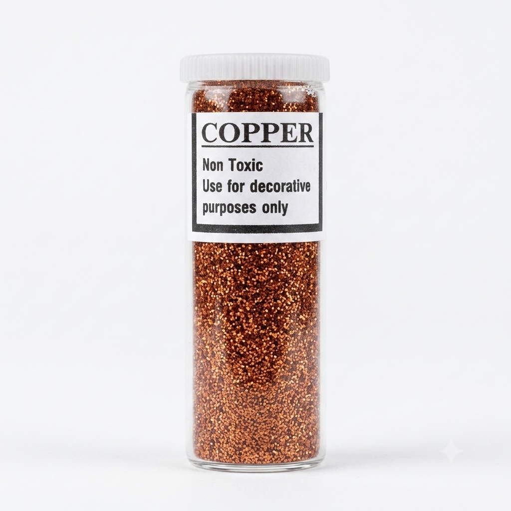 Copper Food Touch Safe Glitter