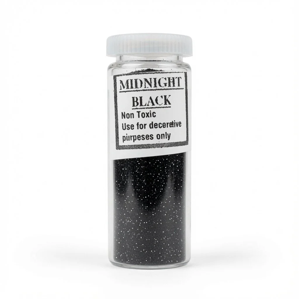 Midnight Black Food Touch Safe Glitter