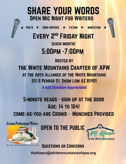 White Mountain Chapter Open Mic readings