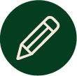 Icon of a pencil inside a green circle