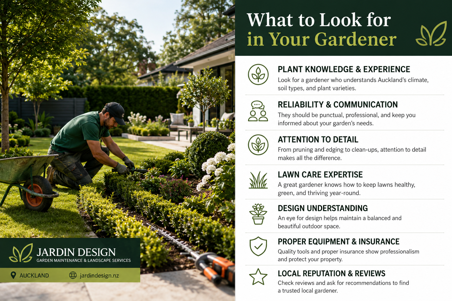 What to Look for in Your Gardener