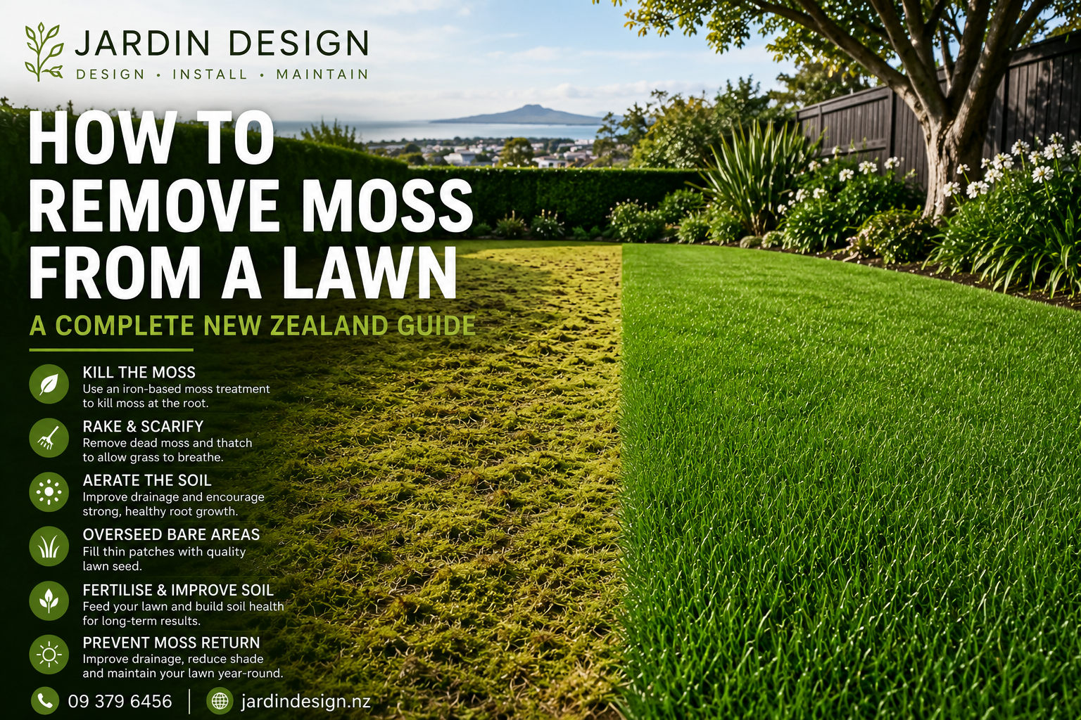 How to Remove Moss from a Lawn: A Complete New Zealand Guide