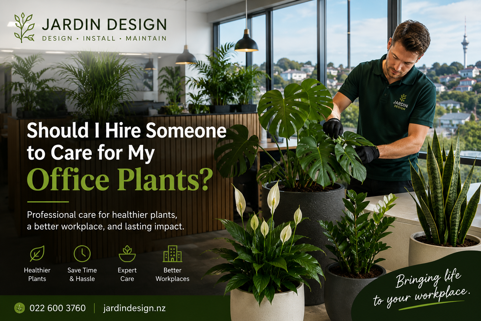 Should I Hire Someone to Care for My Office Plants?