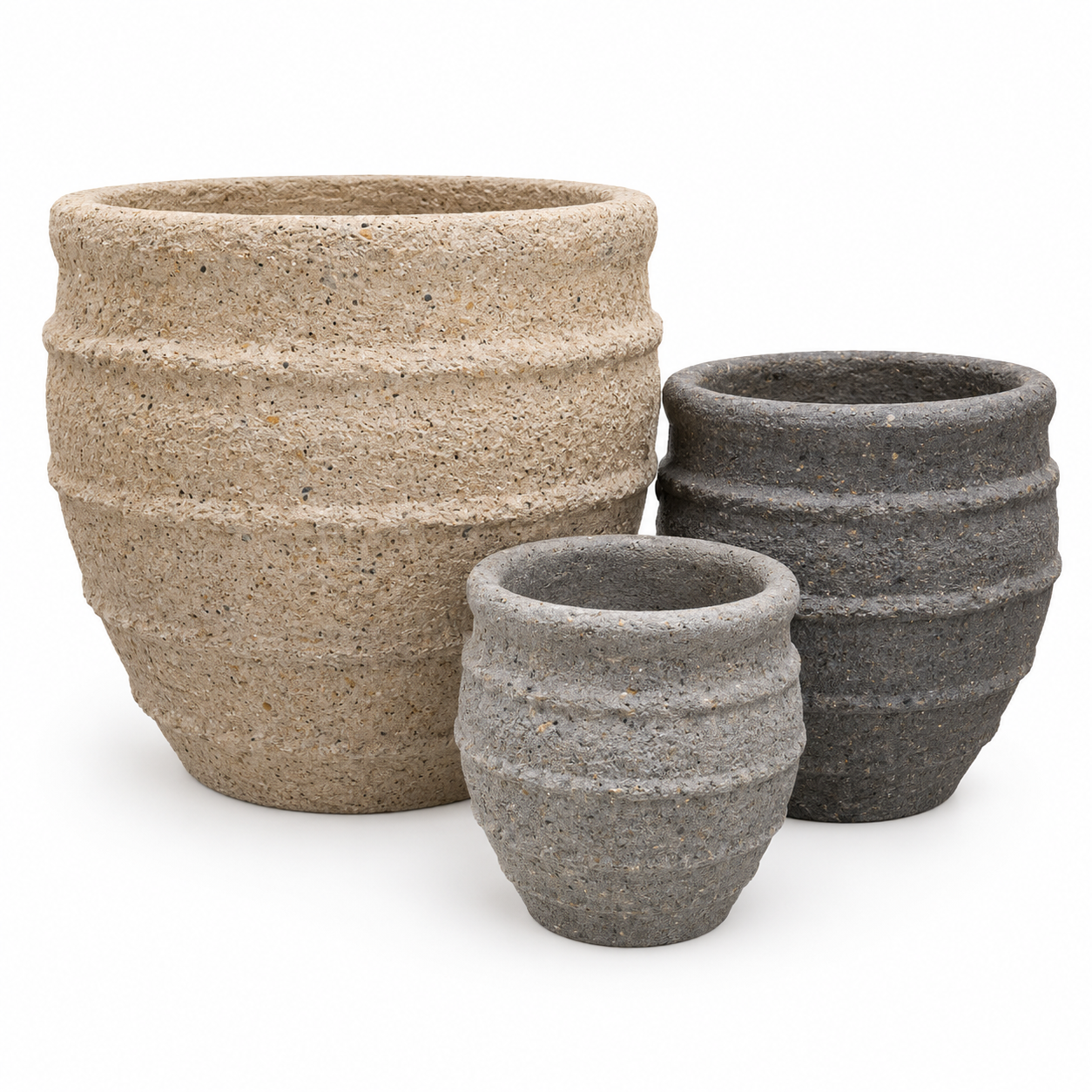 Old Stone Collection – Graduated Set of 3 Planters