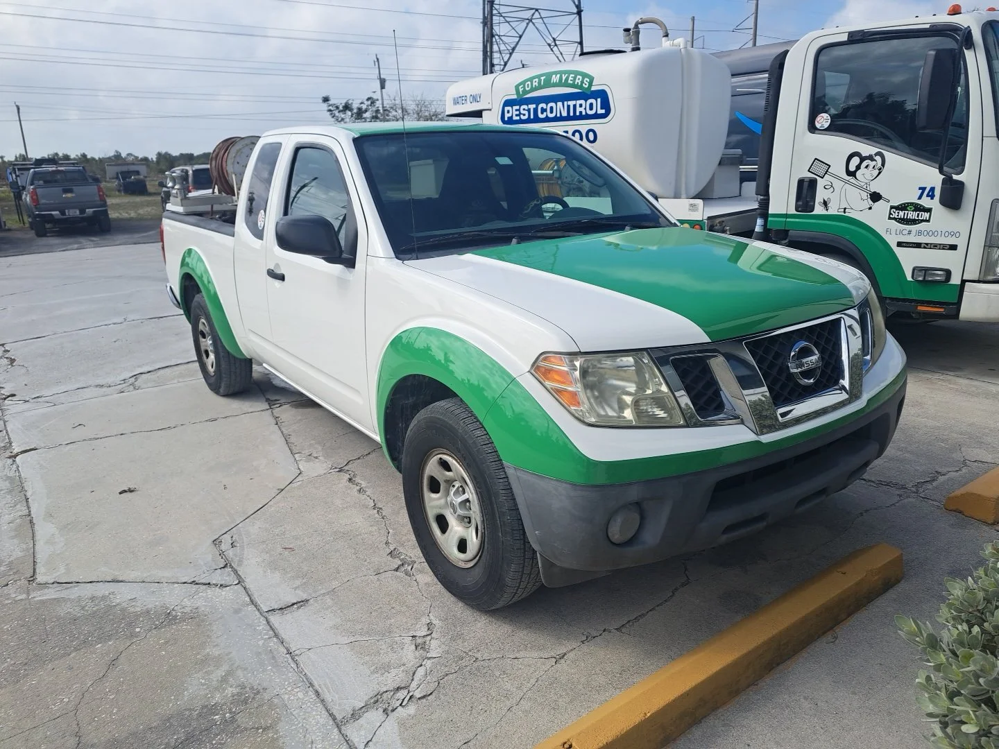 Small truck refinish paint job