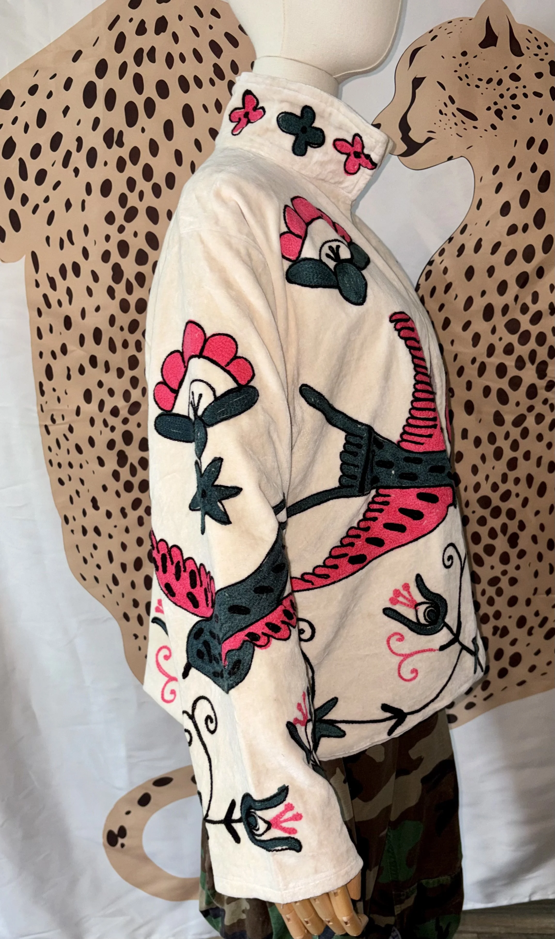 Ivory Bird Love Jacket