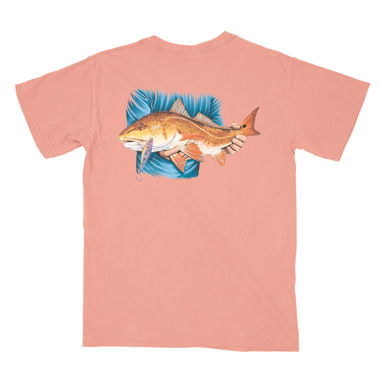 GREENSIDE GATOR TEE | NEON CANTELOUPE