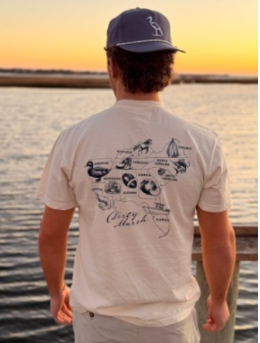 SOUTHEAST MAP TEE | IVORY