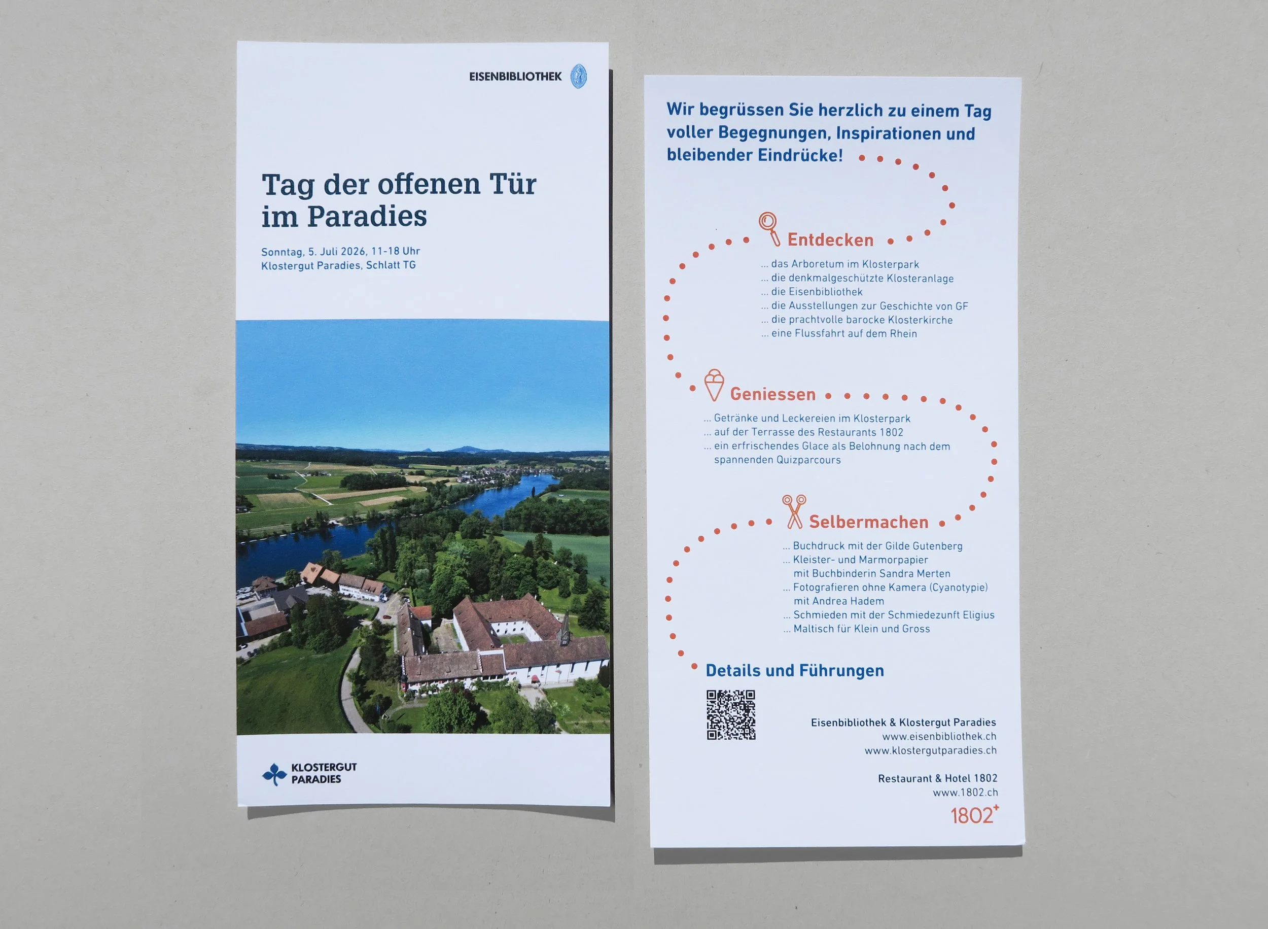 Flyer | Konzeption, Gestaltung, Druckvorstufe | 2026