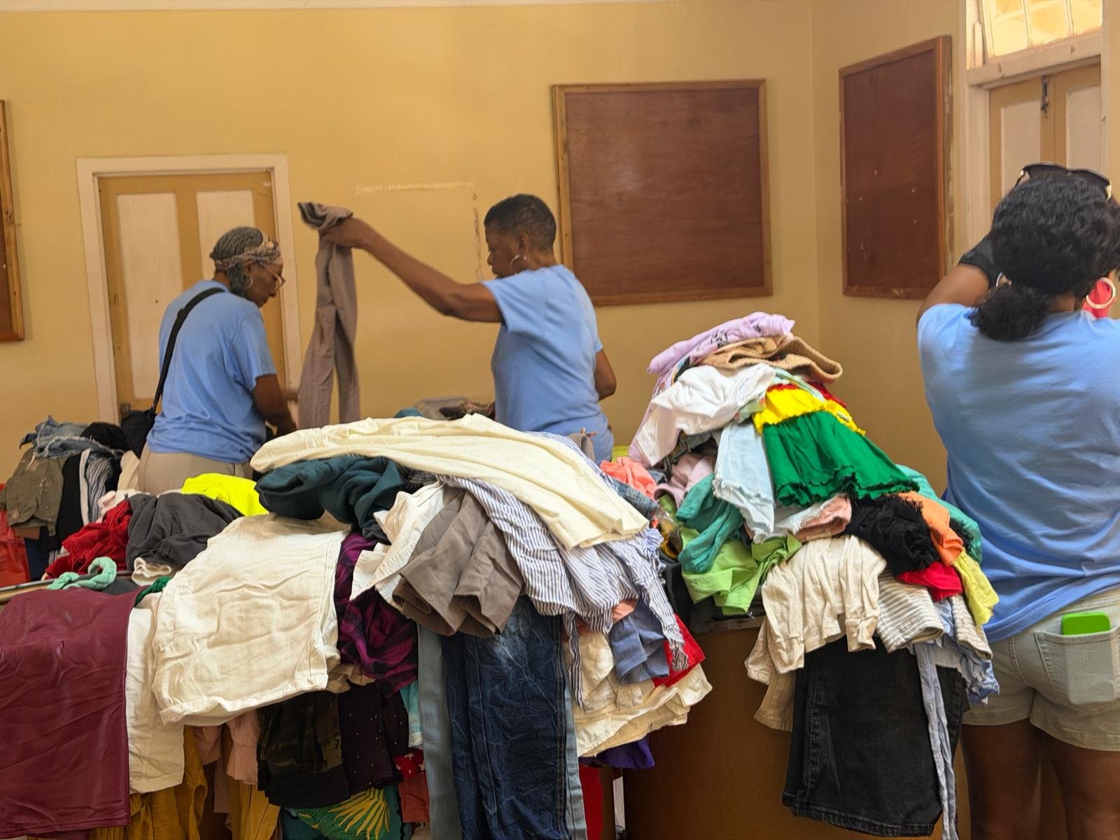 2026 Jamaica Mission Trip - Clothing Distribution
