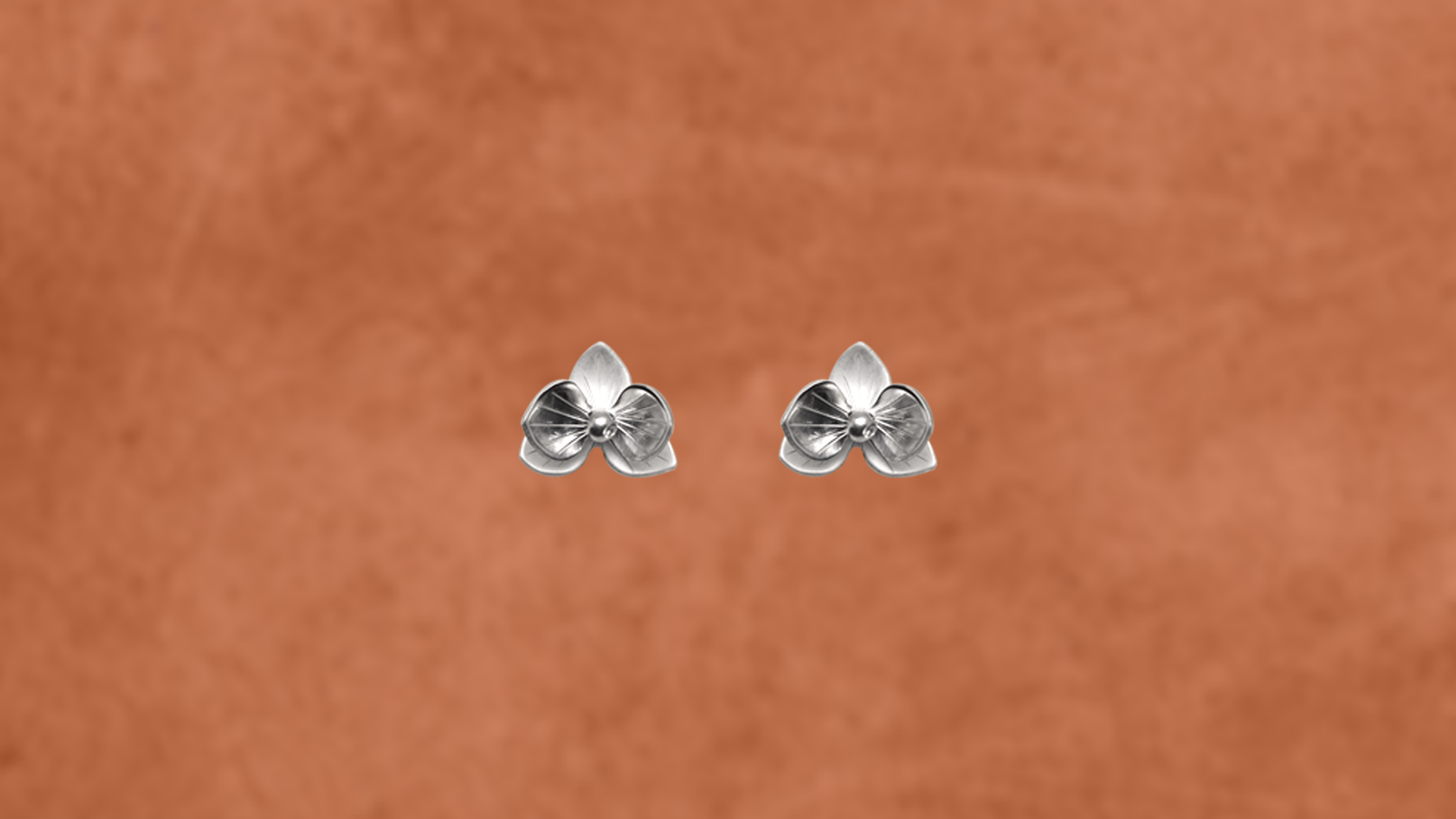 Aretes orquídeas mini