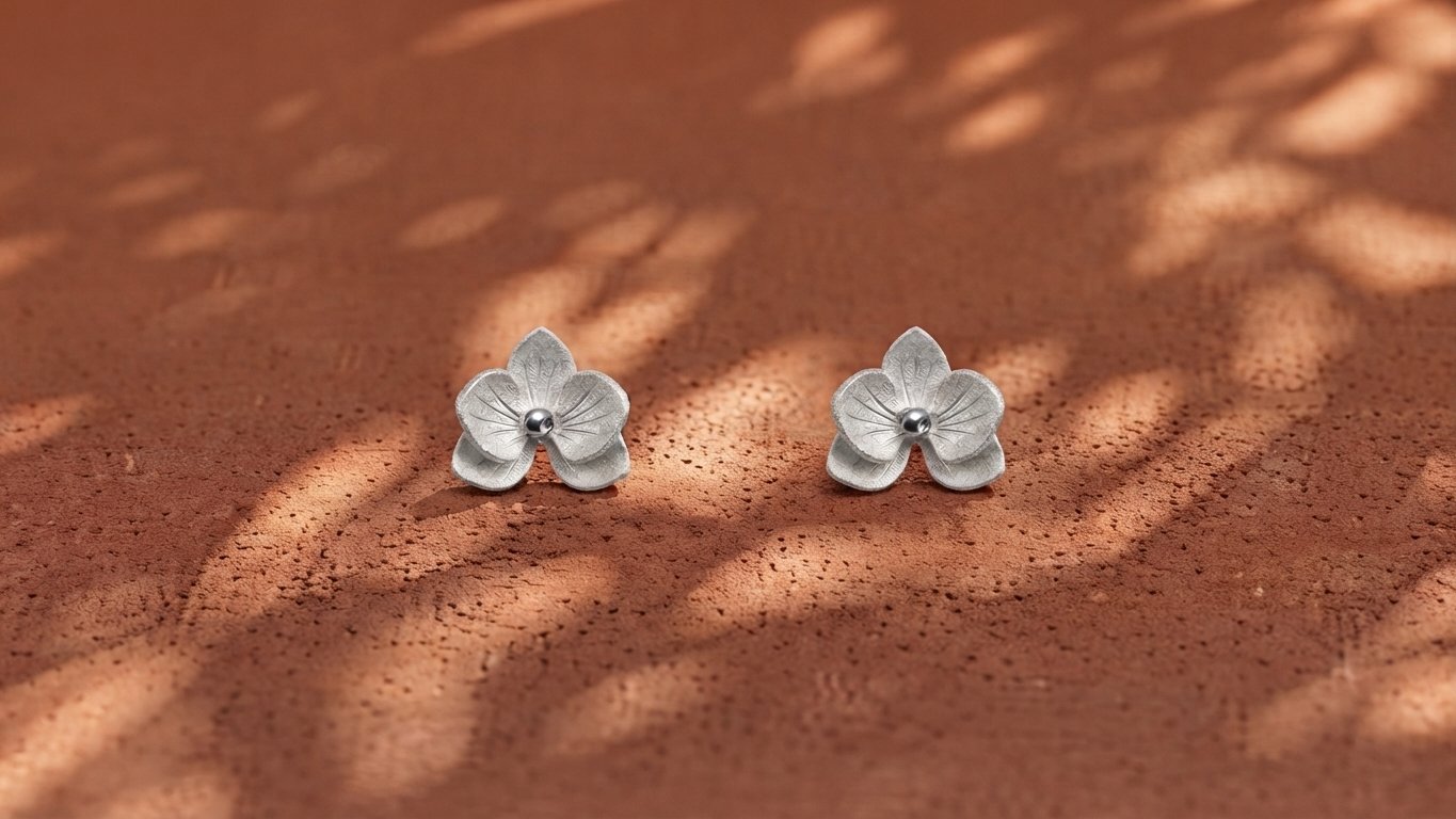 Aretes orquídea