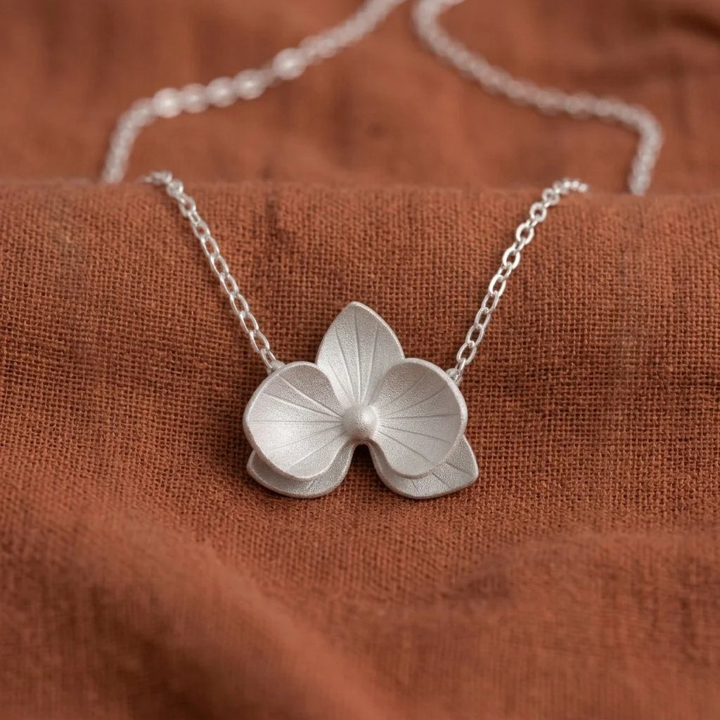 Collar orquídea