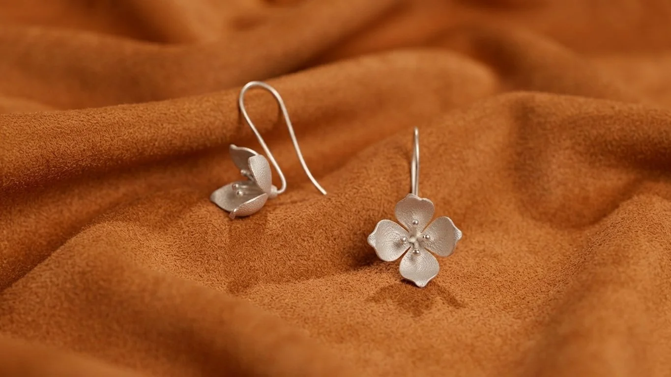 Aretes olivos colgantes