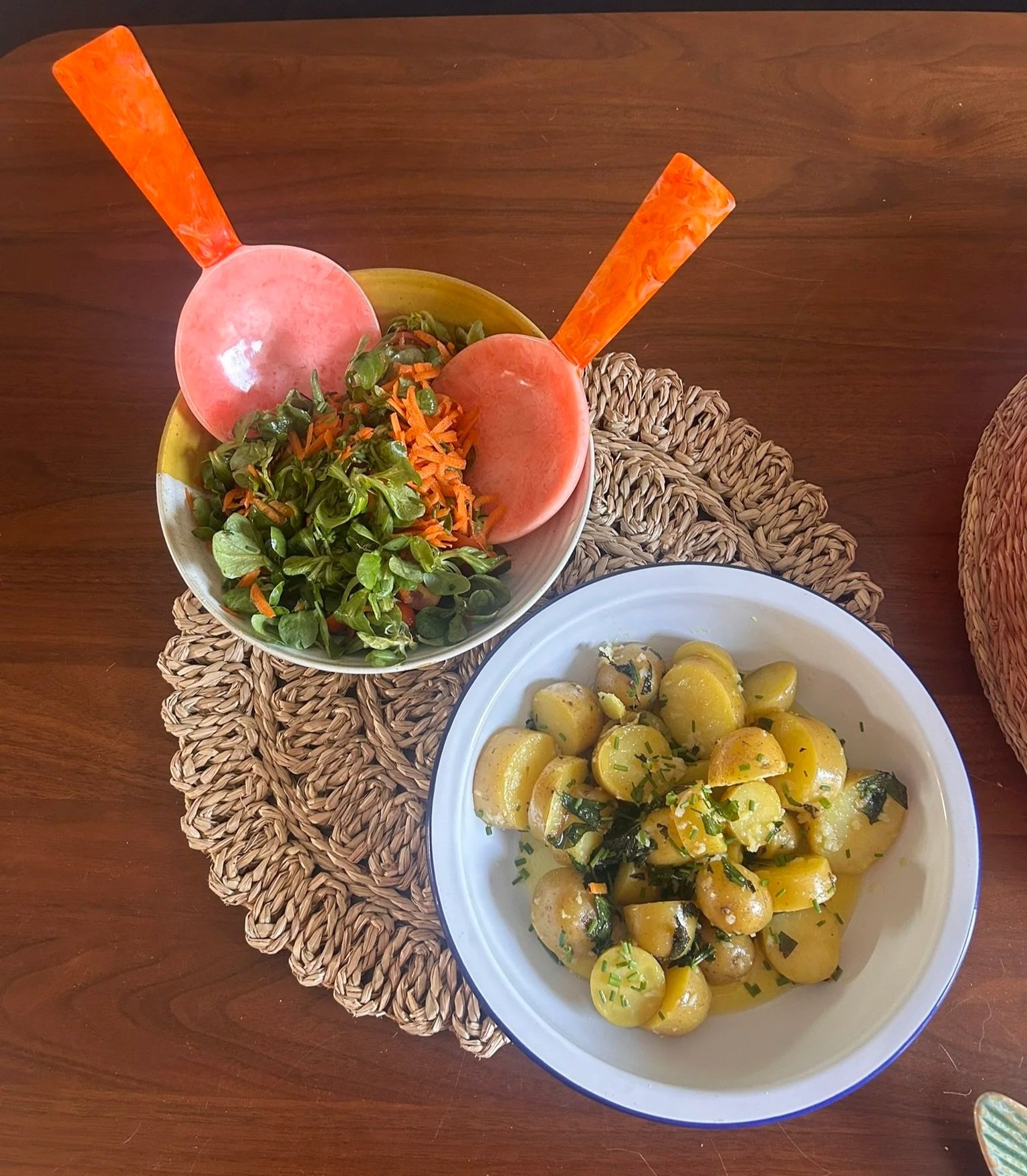 Nourishing vegetarian food served at rested: retreats