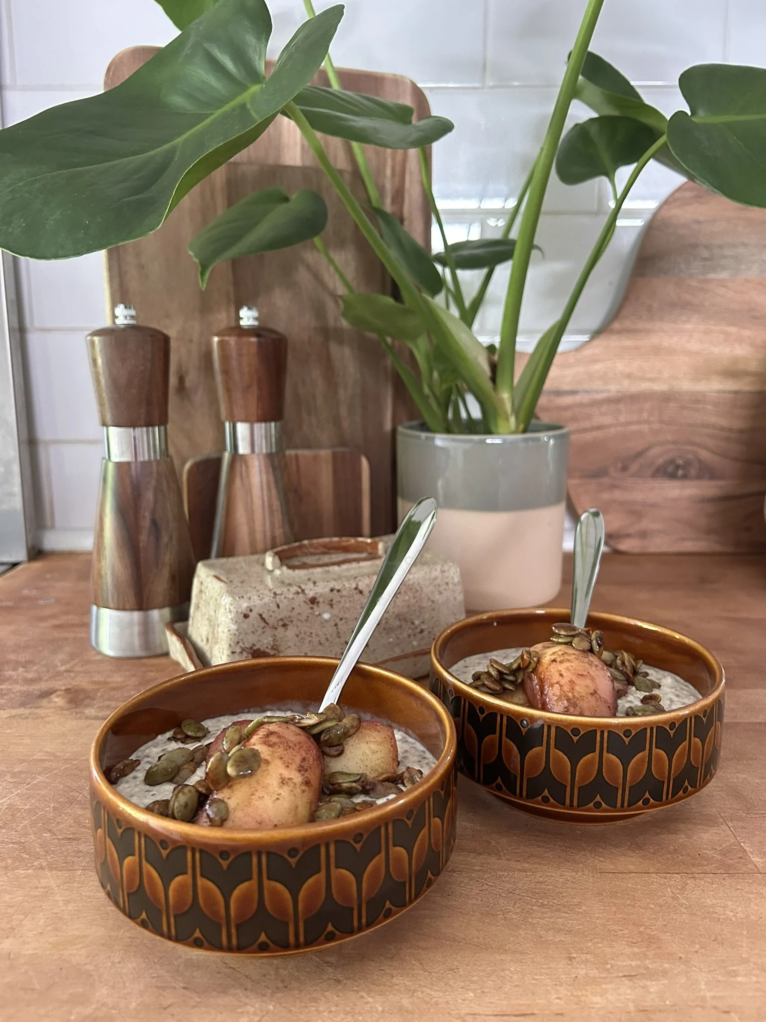 Nourishing breakfasts served at rested: retreats