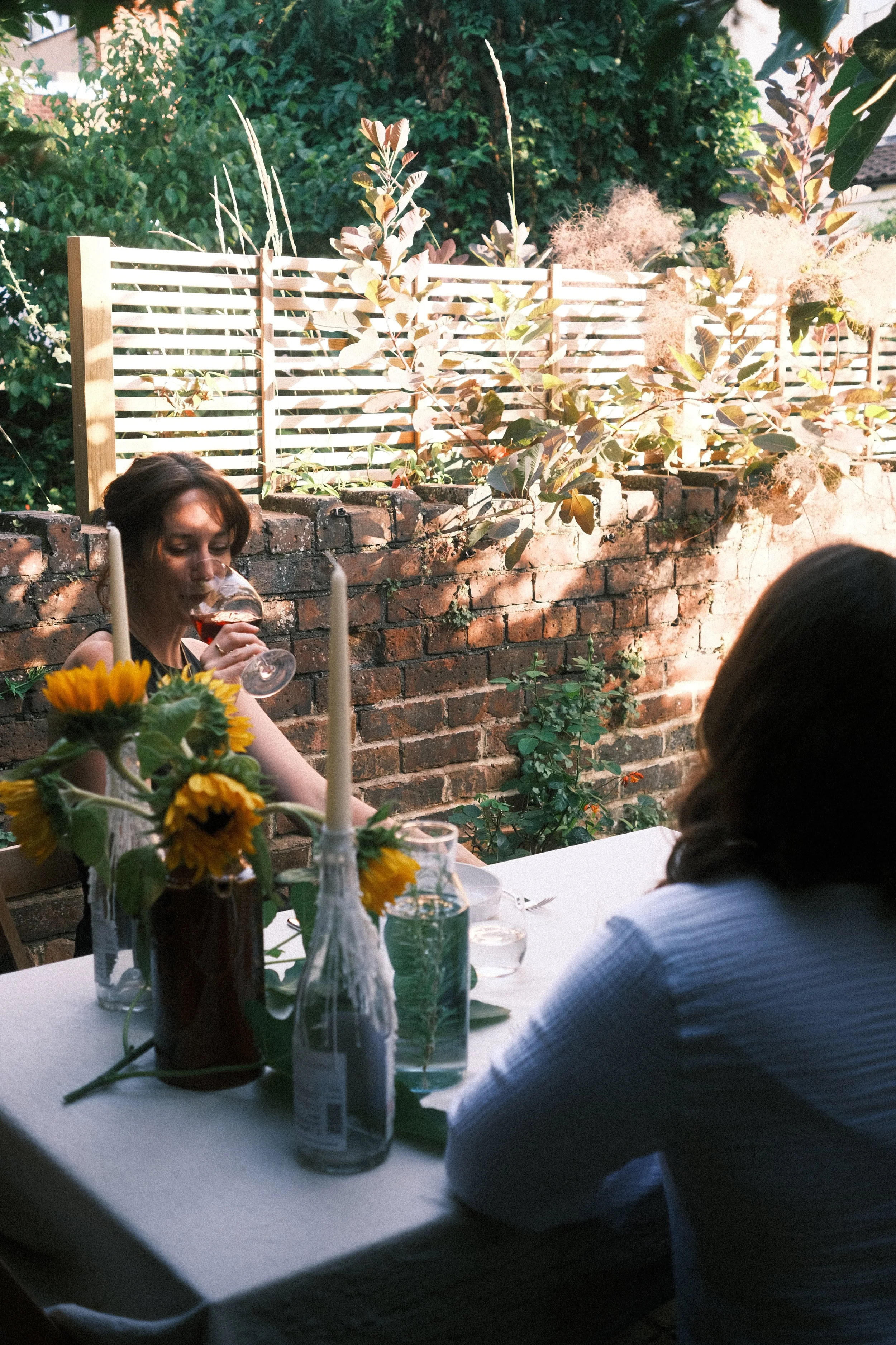 Quiet shared moments during a rested: retreat