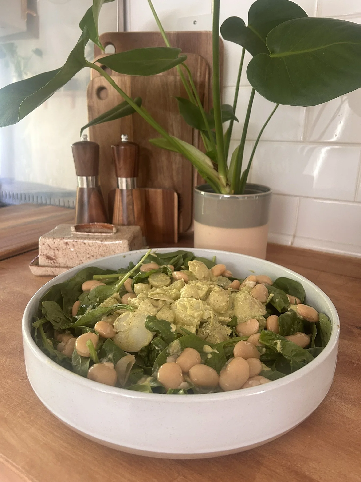 Nourishing vegetarian food served at rested: retreats