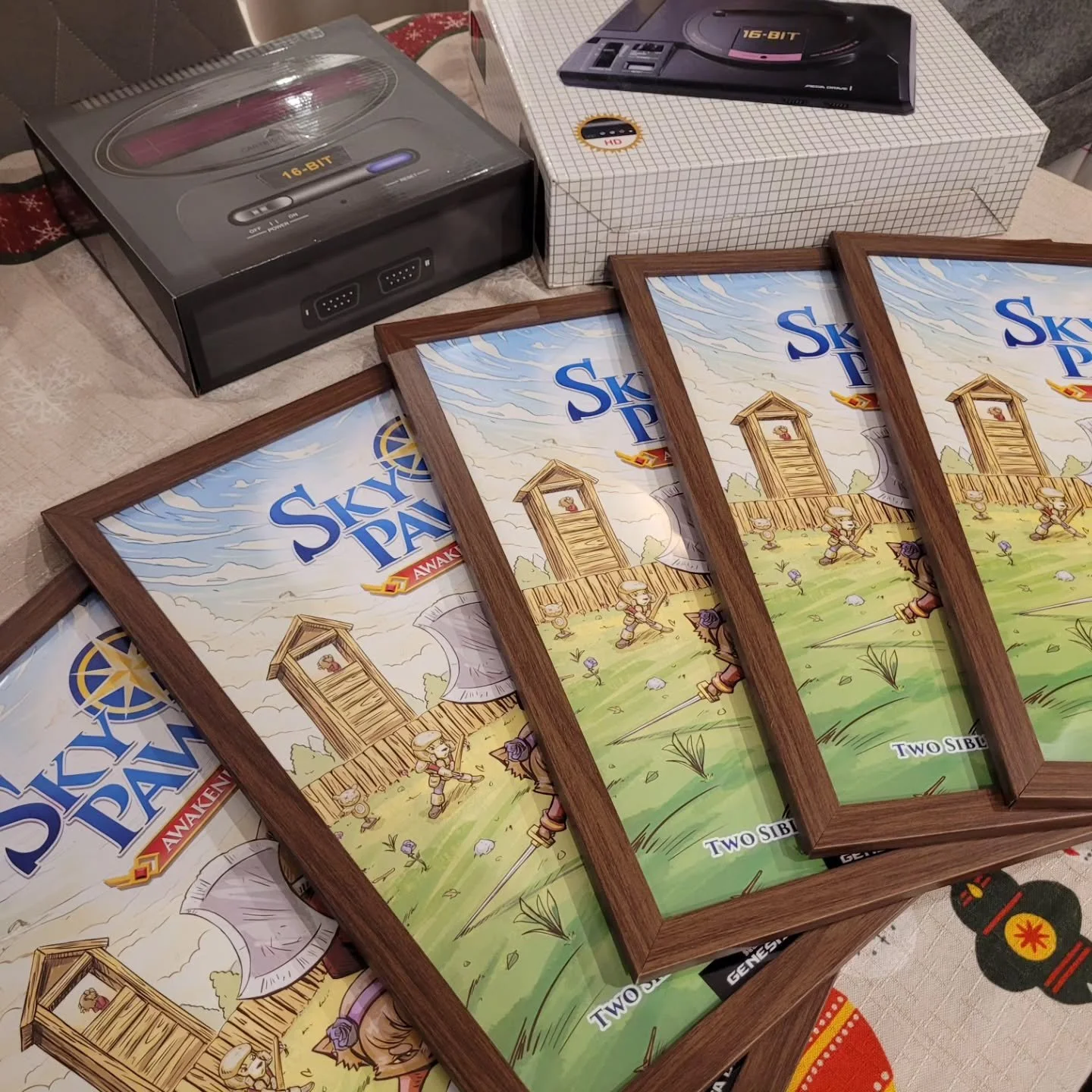 Getting ready for upcoming gaming festivals where we'll be displaying both modern and retro version of #SkyPawsAwakening!

We are super excited! Soon enough we will share our upcoming dates! Stay tuned!

#RetroGaming #gamefestivals #IndieGame #segage