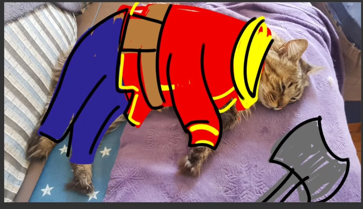Clyde's naptime after a long day of training drills&hellip; and a lot of eating. 😴🐾

Even future Sky Fleet Guard heroes need their rest!

☁️ Sky Paws Awakening &mdash; coming 2027
💙 Wishlist us on Steam!

#skypawsawakening #IndieGame #PixelArt #Re