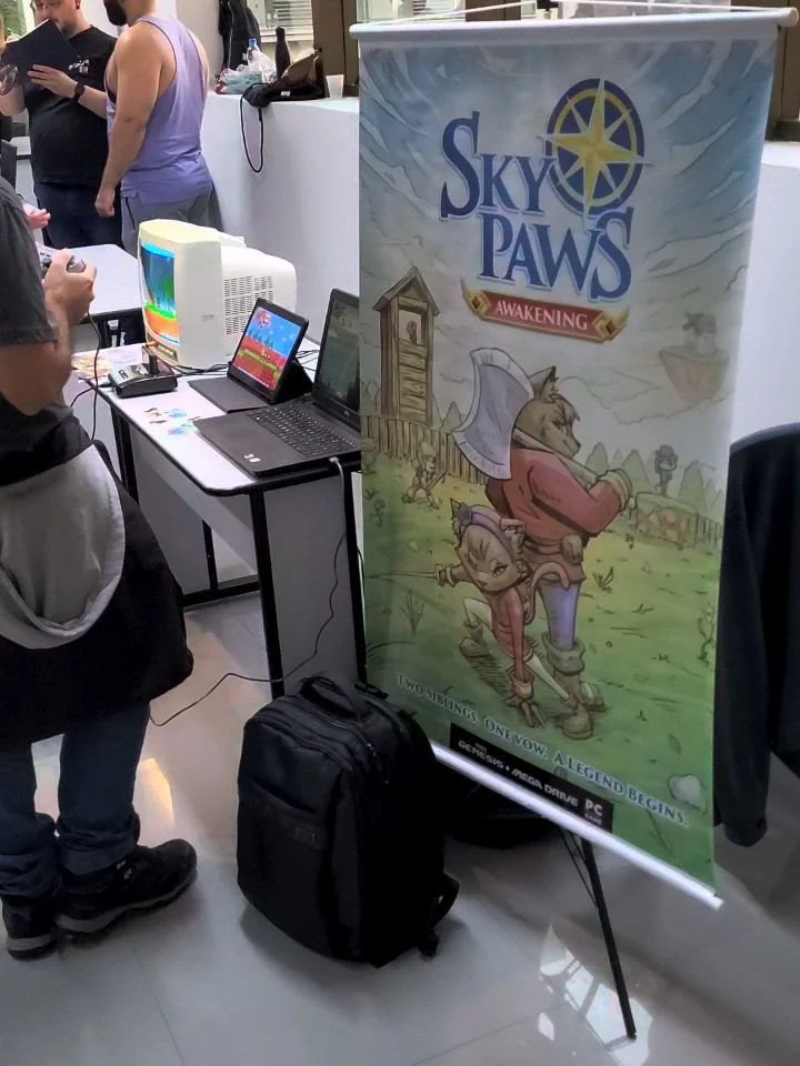 @eaijogos de Agosto 2026 com a nossa participa&ccedil;&atilde;o expondo o #SkyPawsAwakening e foi MUITO bacana! Obrigado pela oportunidade Pedro e @eaijogos !

Vai #SkyPaws! 😼

#RetroGaming #IndieGame