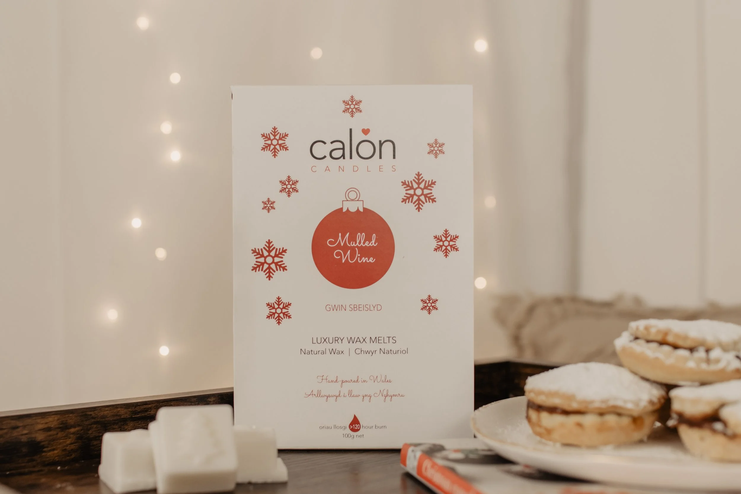 Mulled wine wax melts with mince pies.jpg