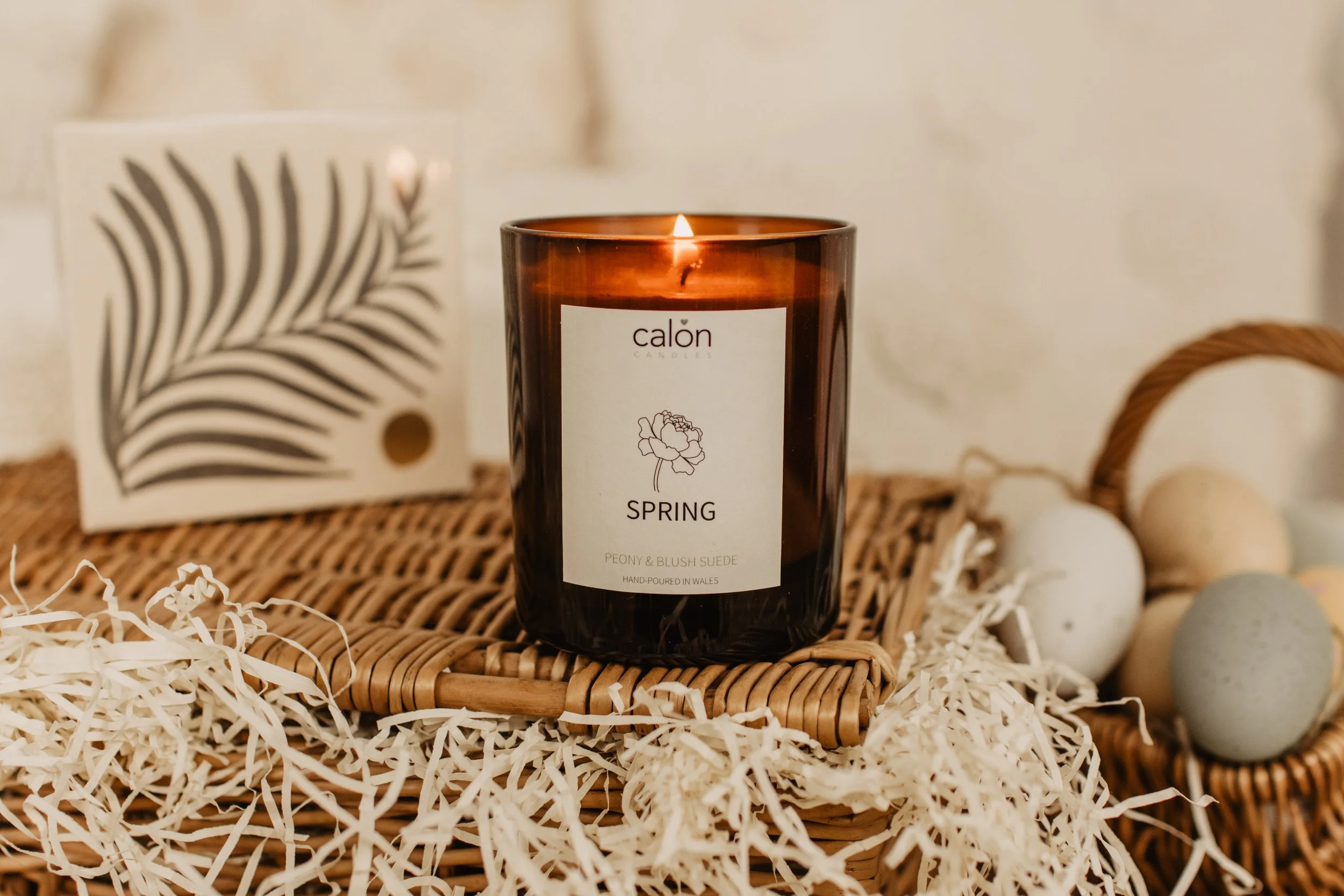 Peony & Blush Suede Spring candle with fern matchbox.jpg