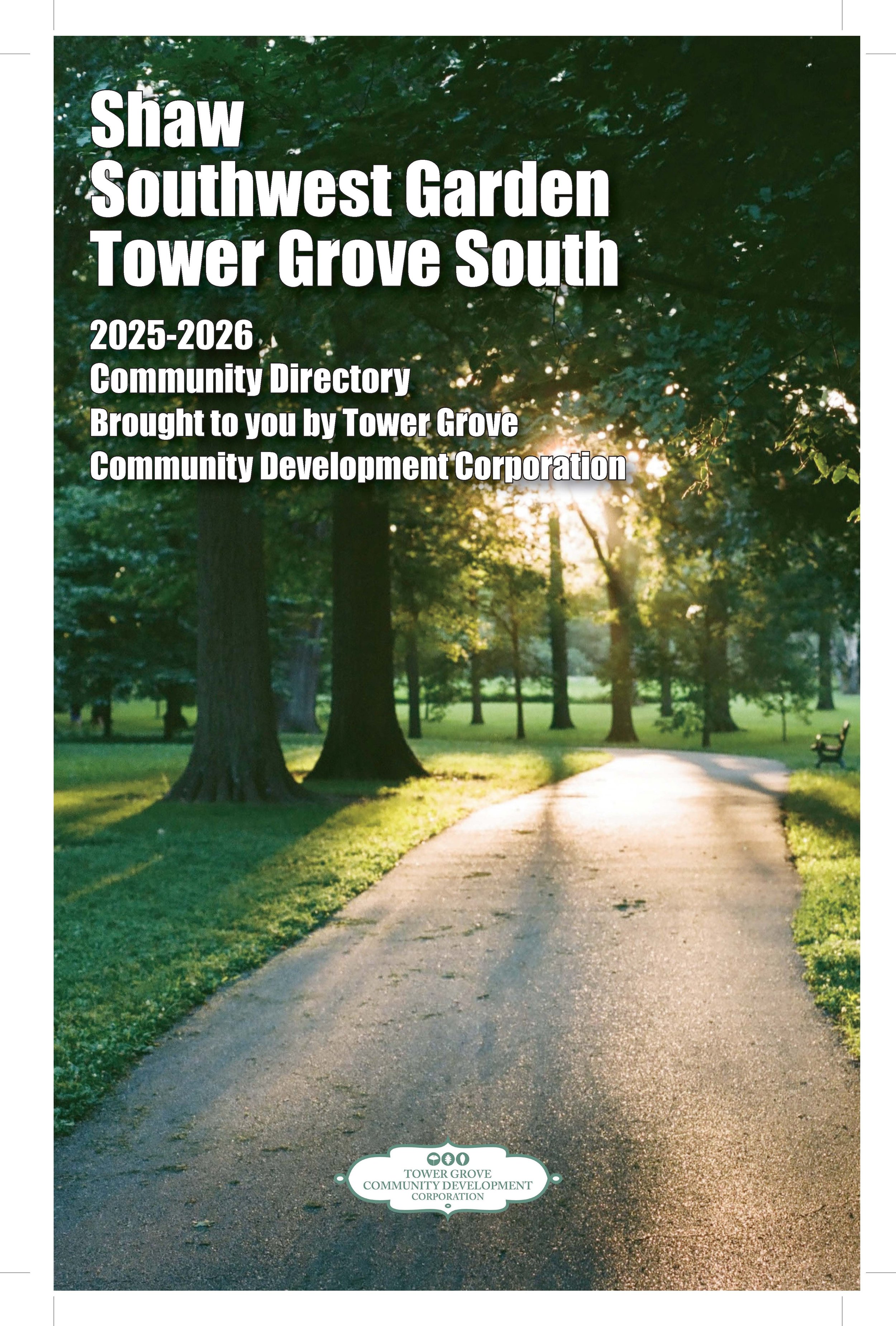 Tower Grove CDC Releases 2025-2026 Community Resource Directory