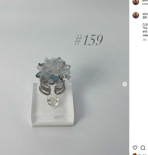 Clear Quartz with Blue Inclusion