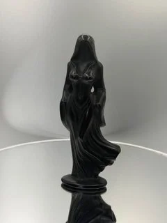 Obsidian Goddess Figurine