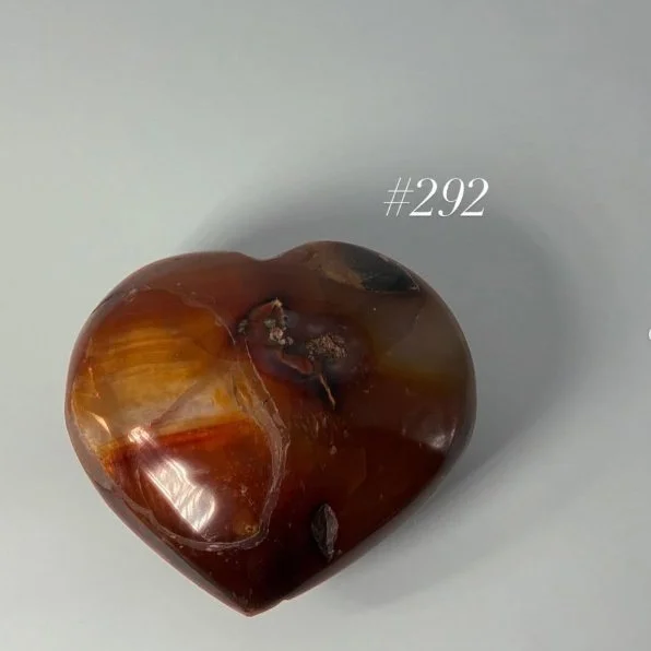 Carnelian Heart Bath Stone