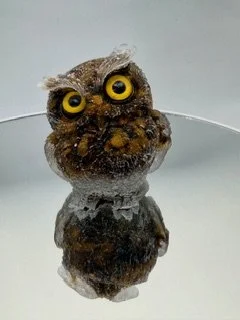 Tiger’s Eye Owl Figurine