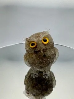 Golden Healer Owl Figurine
