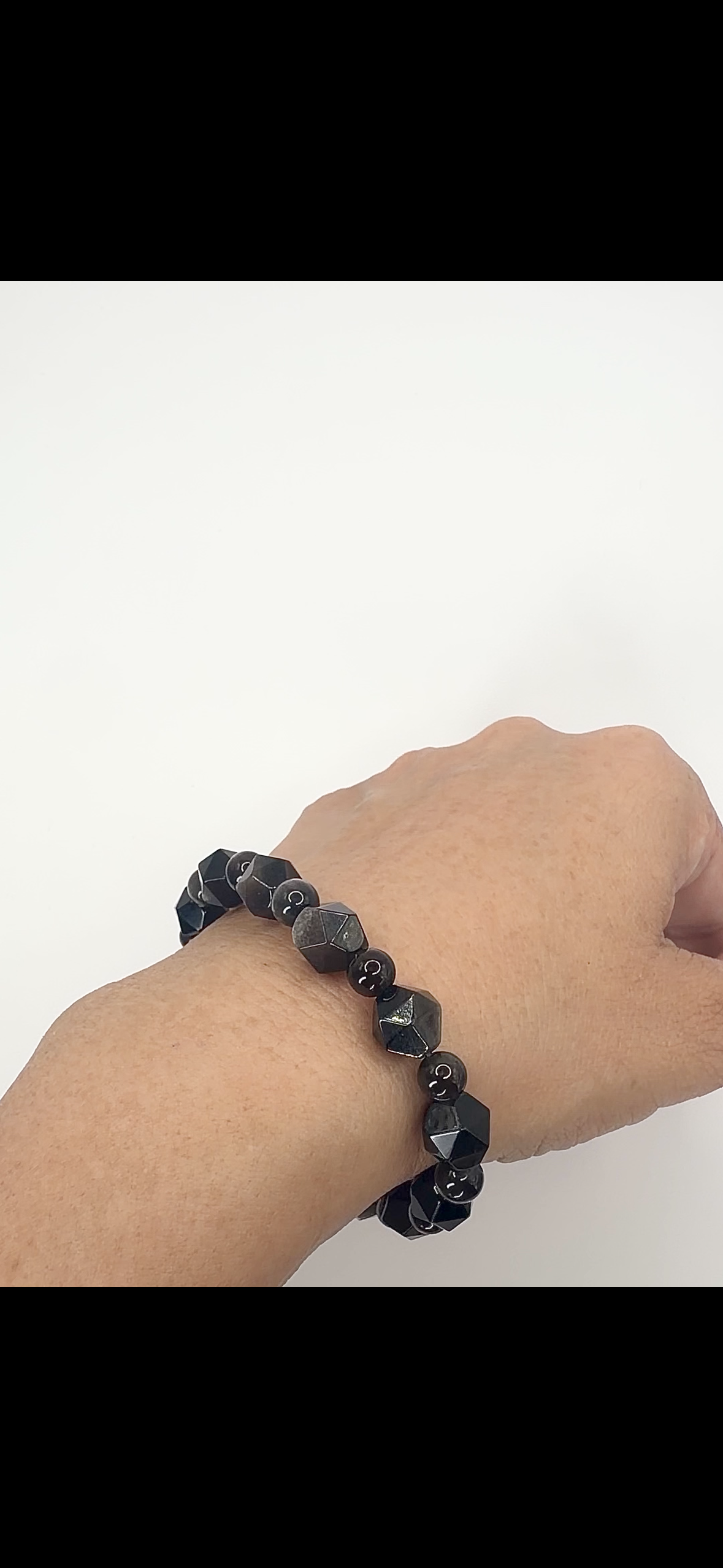 Gold Obsidian Bracelet