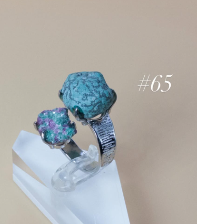 Ruby in Zoisite + Blue/Green Bubbly Botryoidal