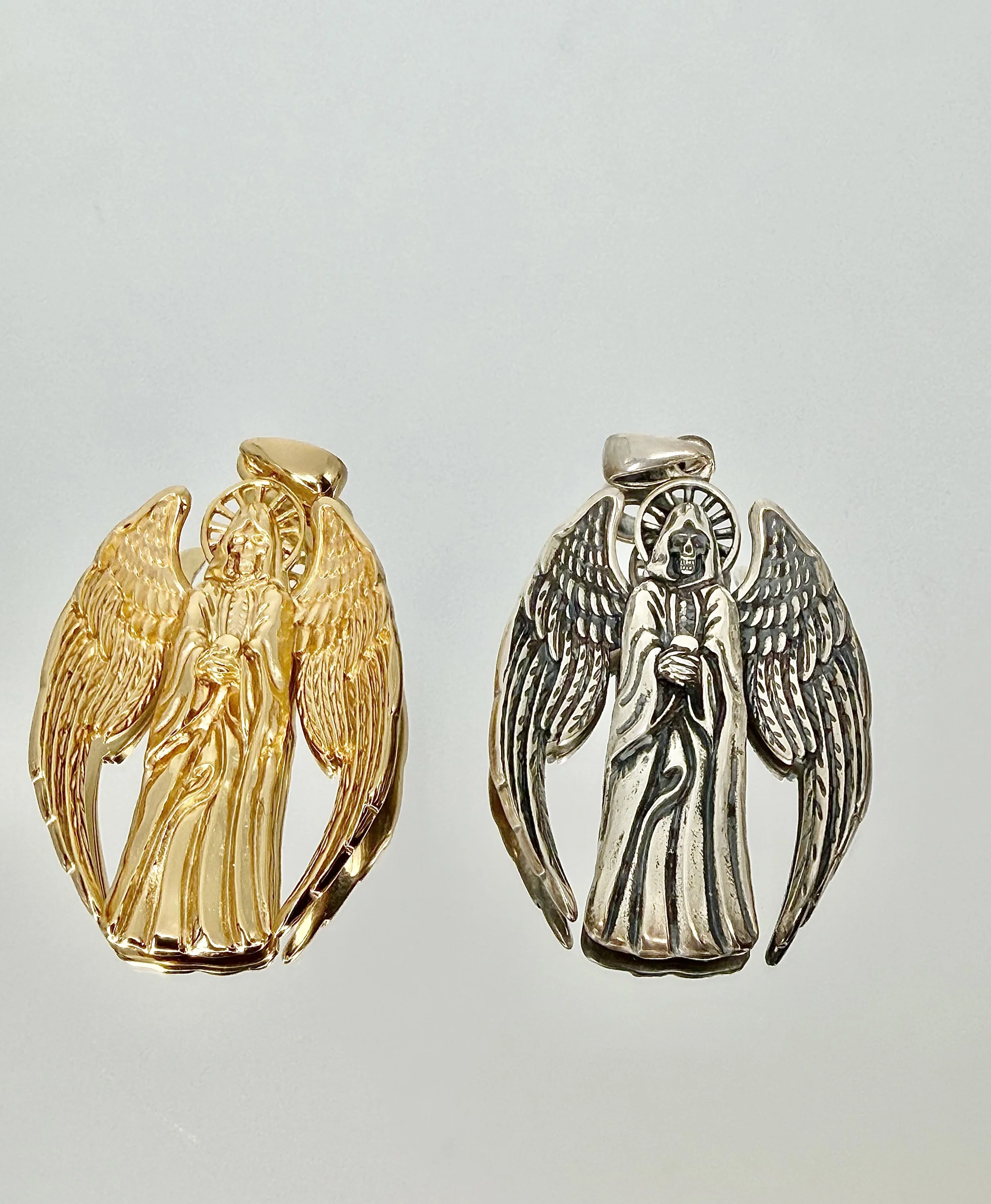 Santa Muerte Angel Pendants