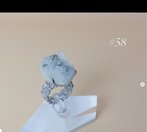 Druzy Quartz + Pyrite