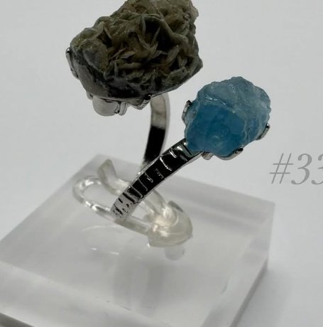 Aquamarine & Mica Crystals