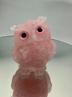 Rose Quartz Owl Figurine