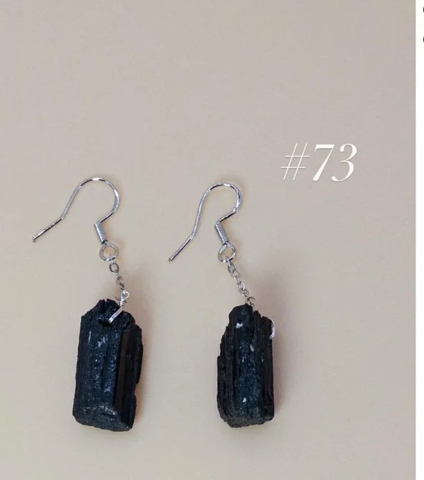 Black Tourmaline Earrings