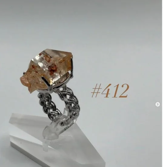 Lodolite (Garden Quartz) Ring