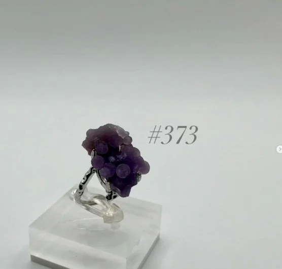 Grape Agate Ring