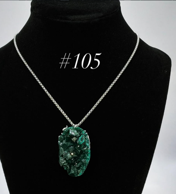 Dioptase Pendant