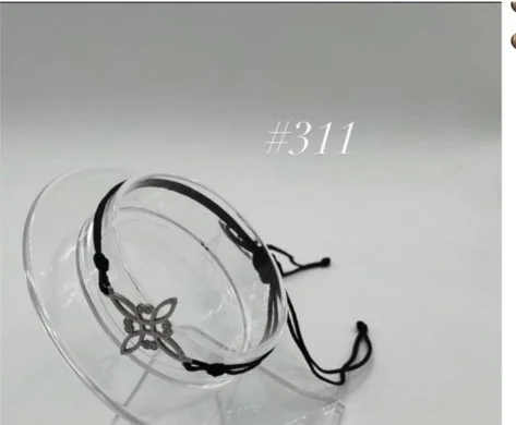 WITCH’S KNOT BLACK STRING BRACELET