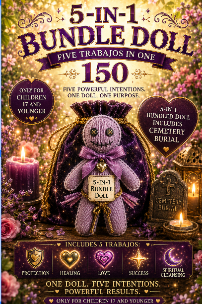 #110 Little 5 in 1 doll with Cemetery