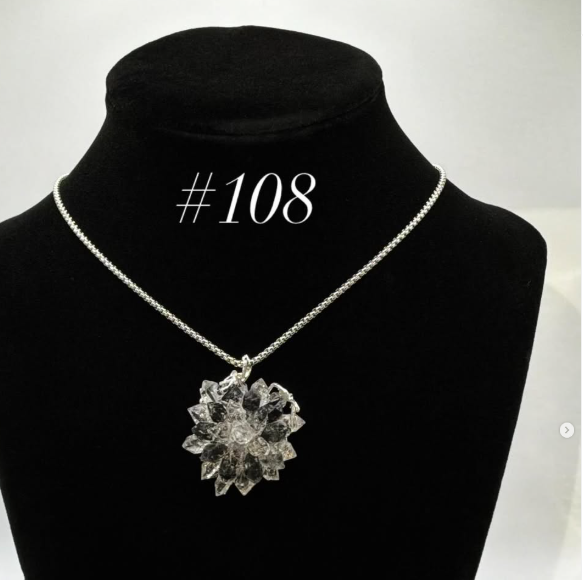 Tourmalinated Quartz Pendant