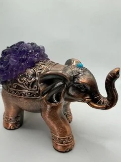 Amethyst Crystal Elephant