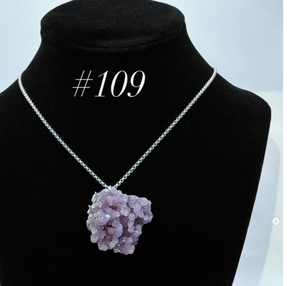 Grape Agate Pendant