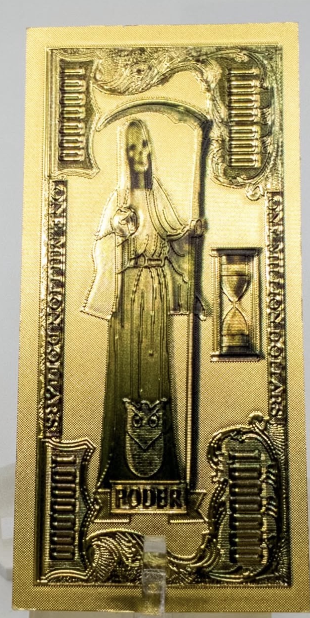 Santa Muerte Wallet Size Bill
