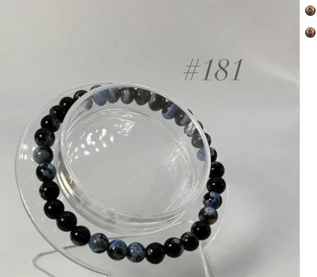 Sodalite + Black Onyx Bracelet